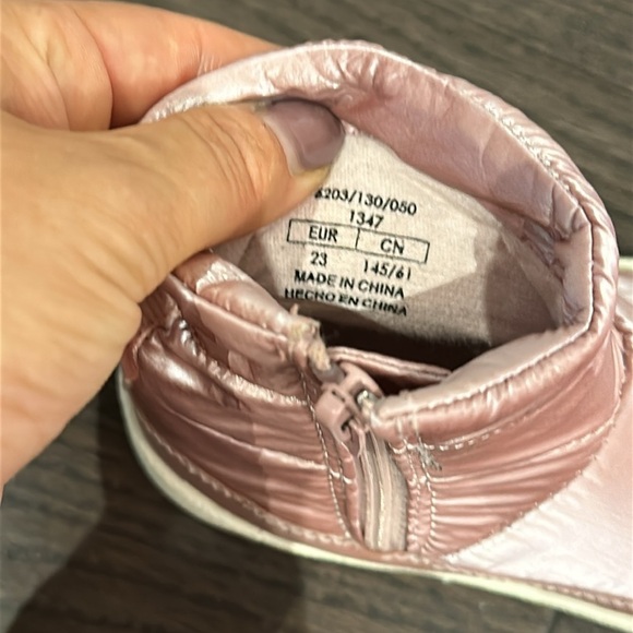 Zara metallic pink boot size 23 - Picture 7 of 7